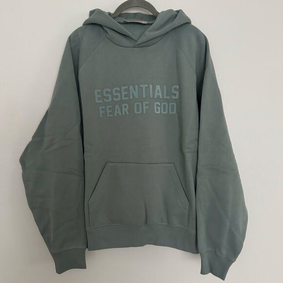 Fear of God Essentials Pull Over Hoodie in Sycamore - Picture 2 of 8